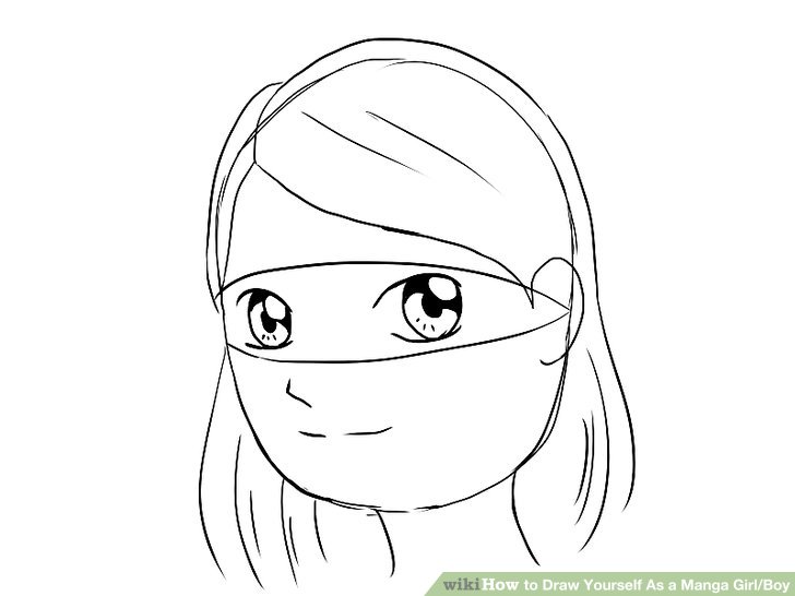 728x546 how to draw yourself as a manga girloy steps - Drawing Yourself