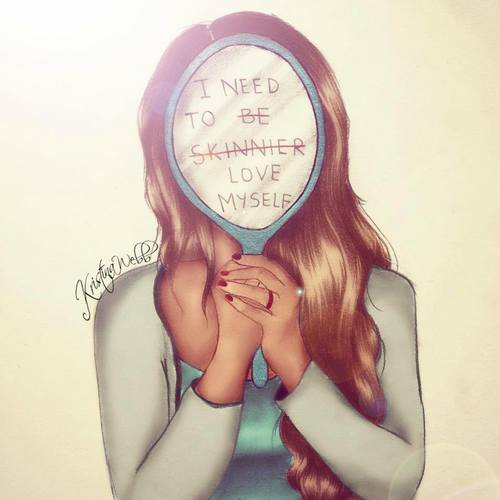 500x500 love yourself - Drawing Yourself