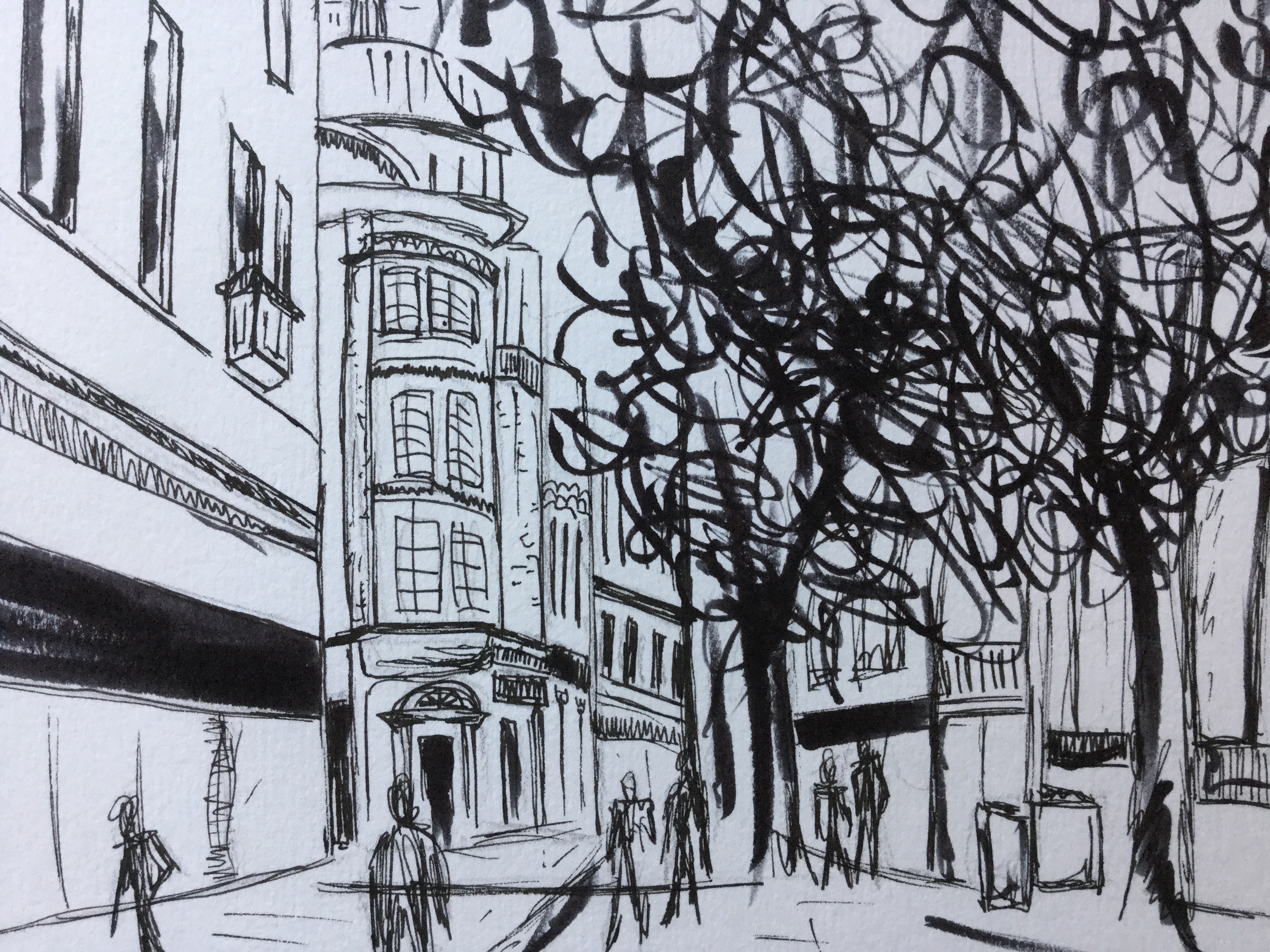 3264x2448 Urban Sketching Drawing A Line - Drawinging Urban