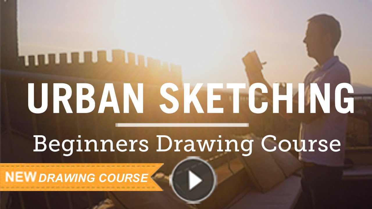 1280x720 Urban Sketching For Beginners Drawing Course - Drawinging Urban