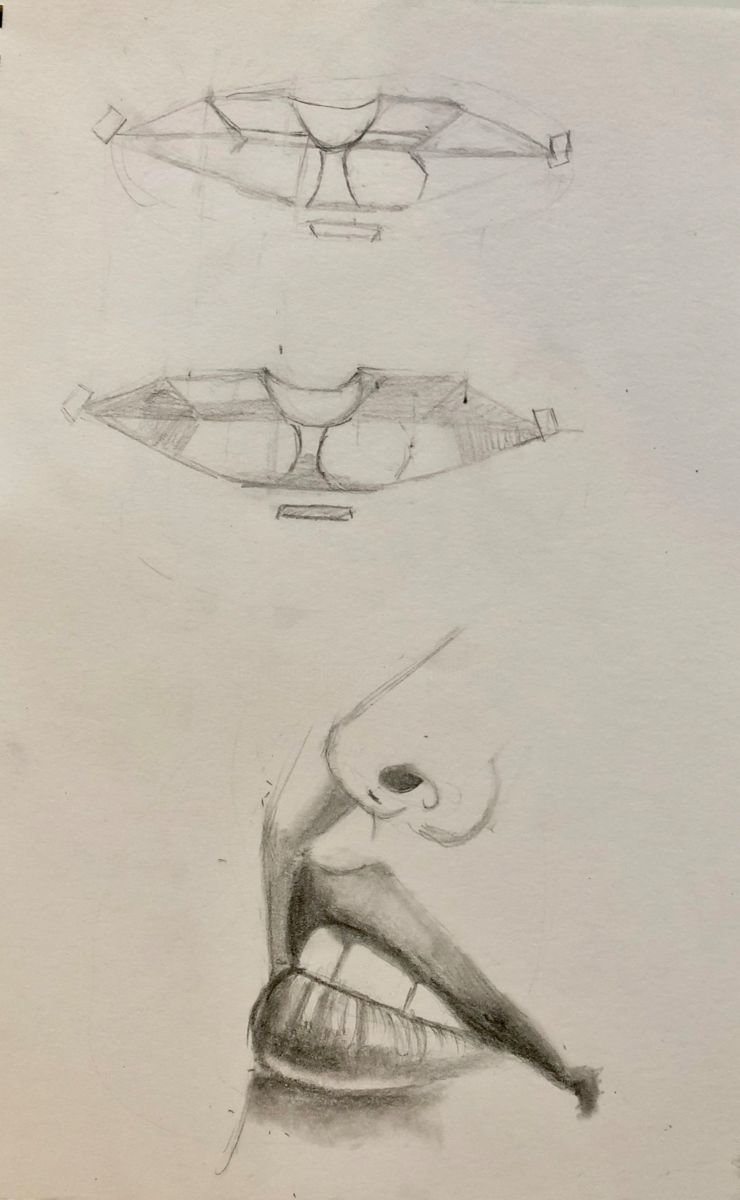 740x1200 Years Old, Sketching Mouth Practic Drawing - Drawings For 10 Year Olds