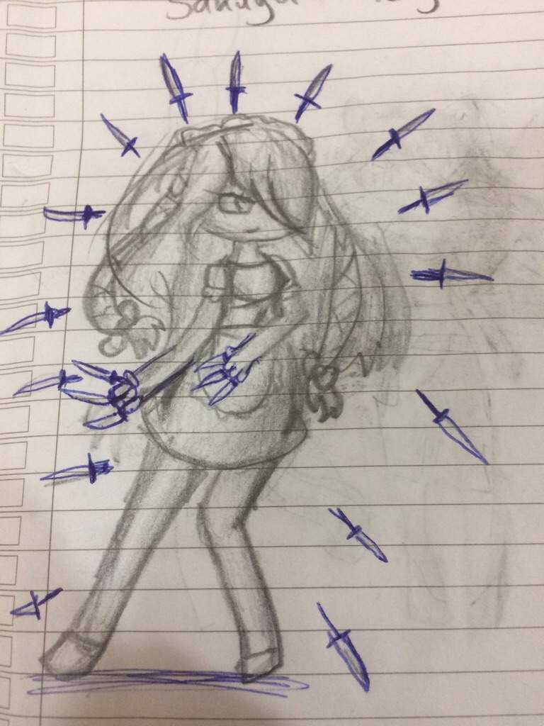 768x1024 My Year Old Sister's Drawing Of Sakuya Touhou Project Amino - Drawings For 9 Year Olds