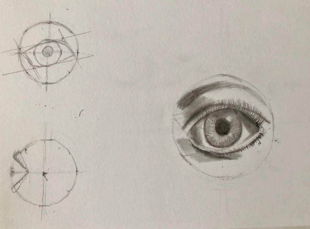 1200x887 Student, Years Old Sketching Eye Practice Drawing - Drawings For 9 Year Olds
