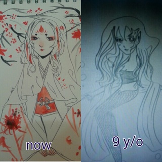 320x320 I Found My Year Old Drawing, Look To My Now Drawing - Drawings For 9 Year Olds