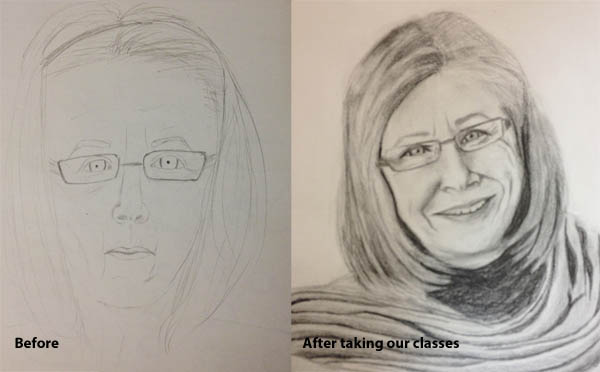 600x372 Drawing And Painting Classes - Drawings For Art Class