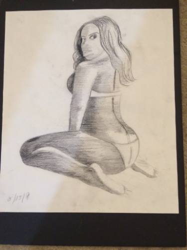 375x500 Model From Art Class - Drawings For Art Class