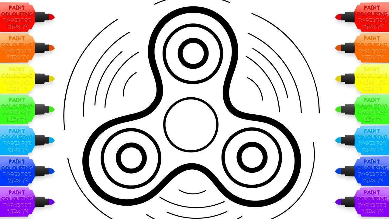 1280x720 Spinners For Baby Coloring Book Drawings And Art Colours For Kids - Drawings For Kids To Paint