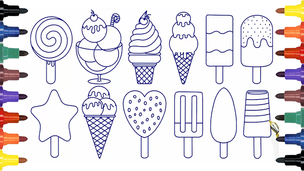 608x342 Sketch, Kids, Paint, Art, Drawing, Kids Videos, Colours - Drawings For Kids To Paint