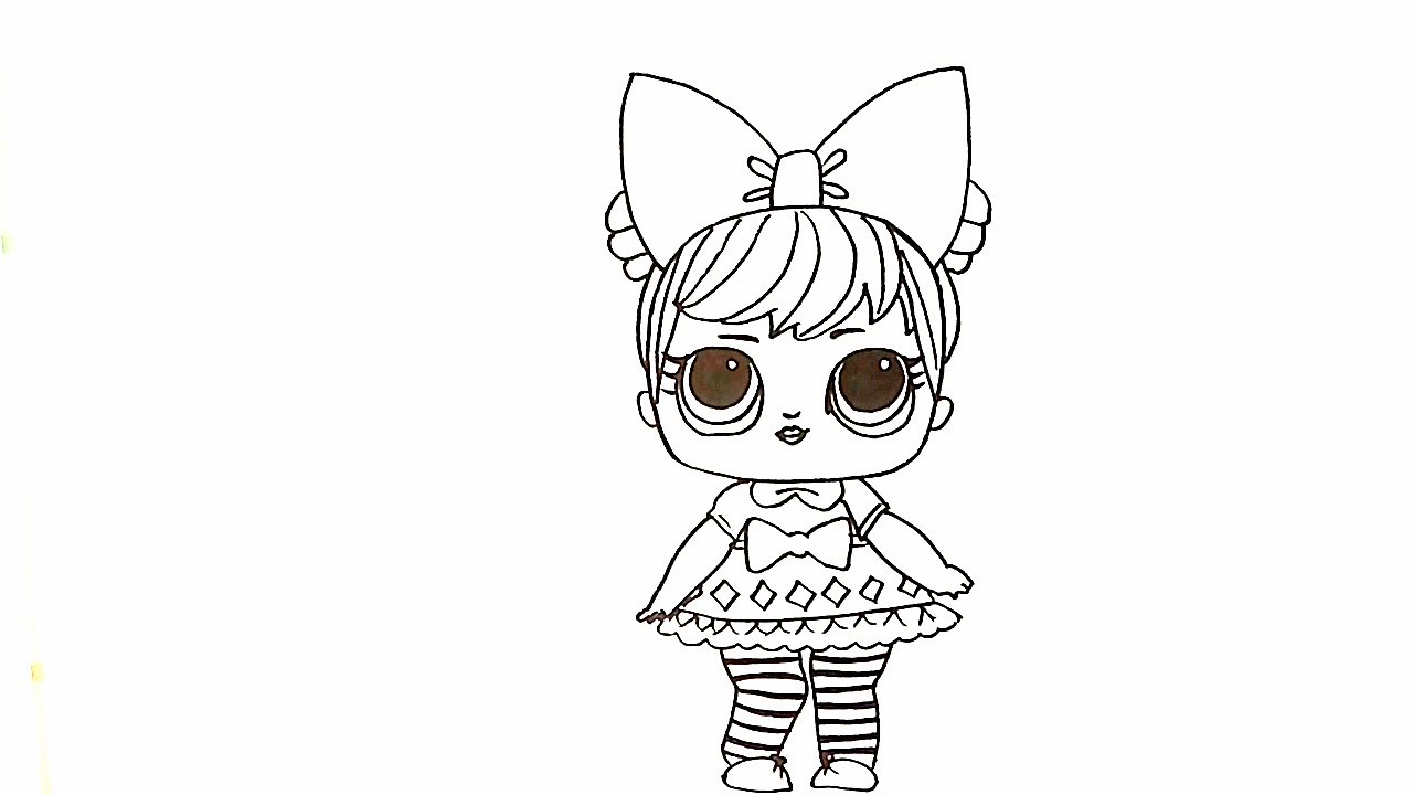 1280x720 lol surprise doll drawing drawings for little kids - Drawings For Little Kids