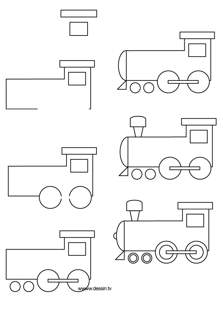 744x1052 Printable Step - Drawings For Little Kids