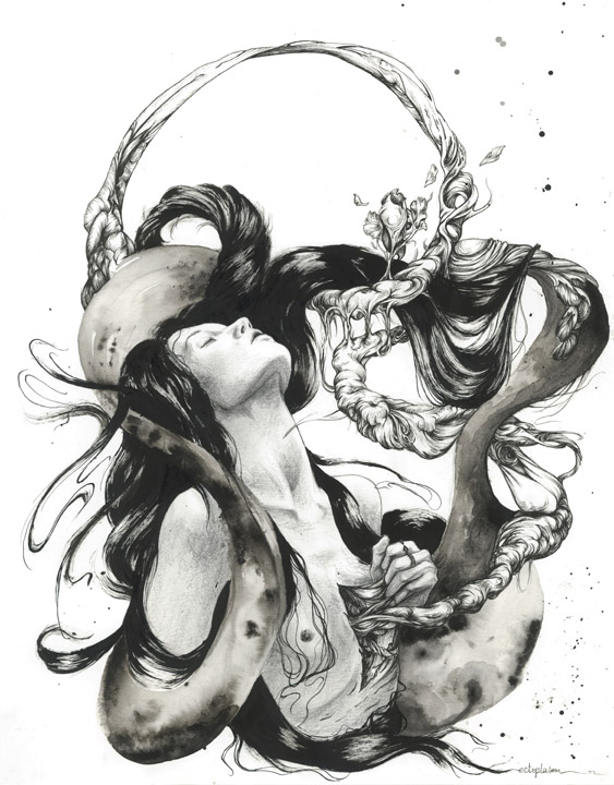 563x720 exclusive drawings on sale on sam ectoplasm - Drawings For Sale