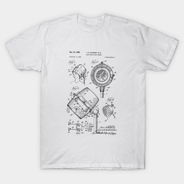 630x630 Hair Salon Fashion Funny Patent Drawing - Drawings For T Shirts