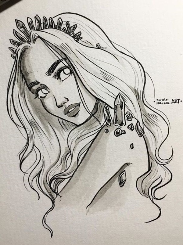 600x803 Cool And Creative Drawing Ideas For Teenagers - Drawings For Teens