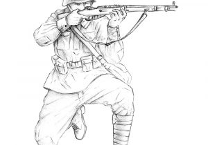 300x210 Drawing Army Soldier How To Draw A Soldier Stepstep - Drawings Of Army Soldiers