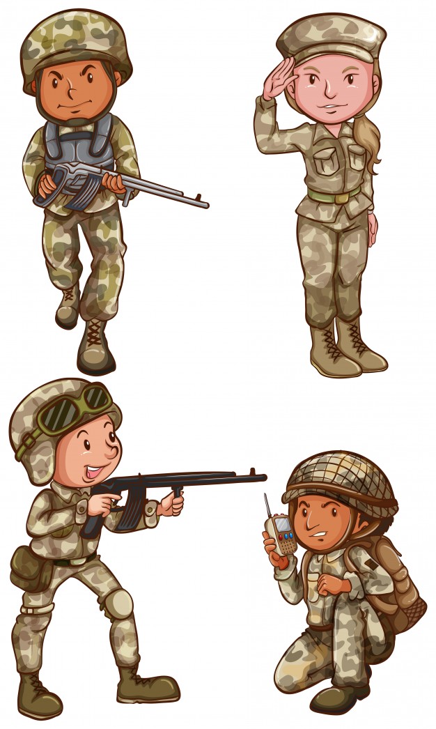 626x1046 Soldier Vectors, Photos And Free Download - Drawings Of Army Soldiers