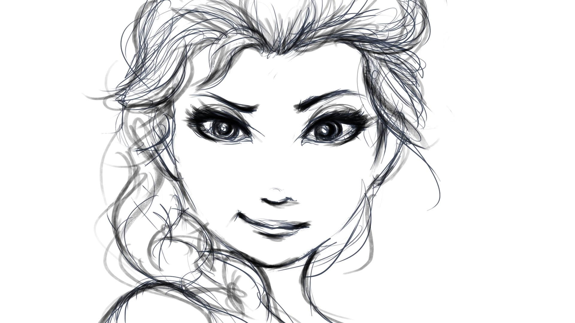 1920x1080 Pencil Sketches Of Cartoon Pencil Sketches Of Cartoons Character - Drawings Of Characters