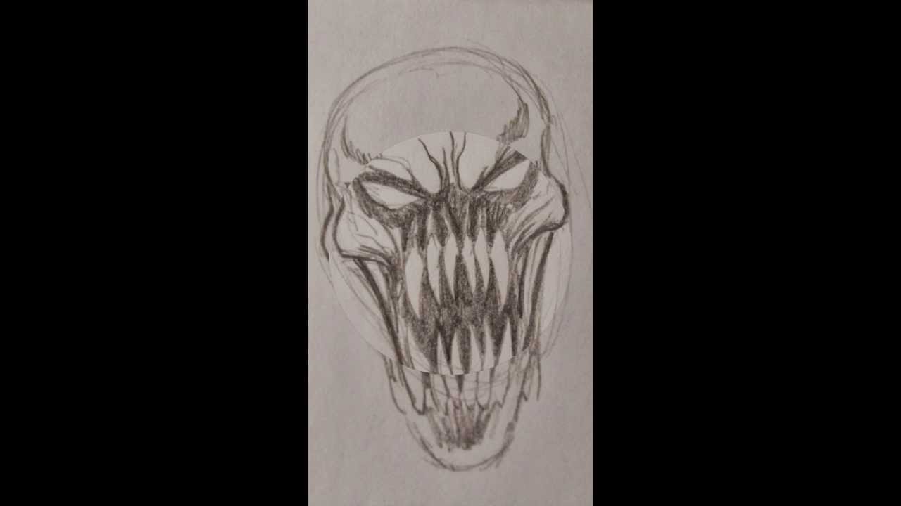1280x720 how to draw an evil demon head slideshow - Drawings Of Evil Demons