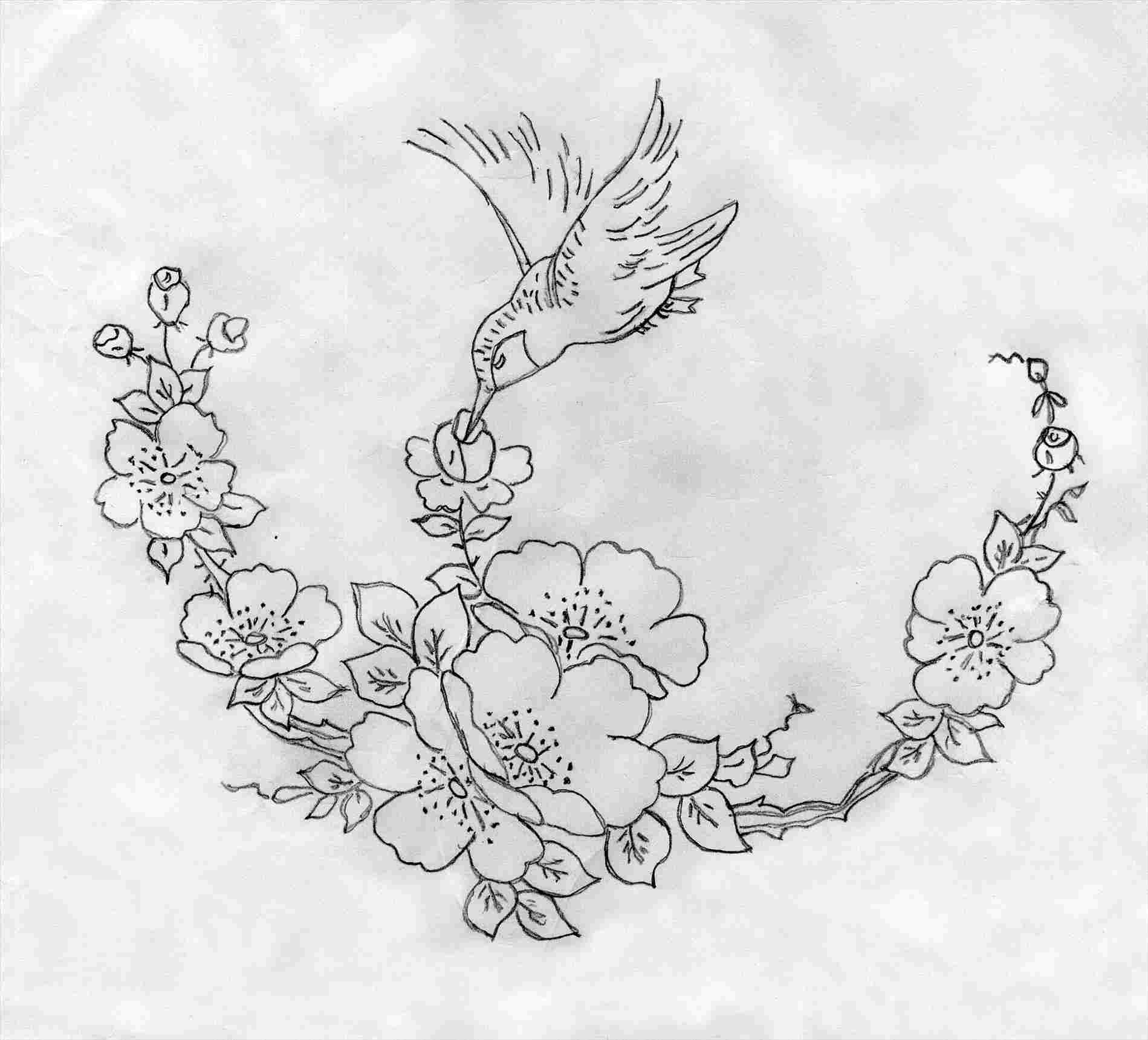 Drawings Of Flowers And Vines at Explore