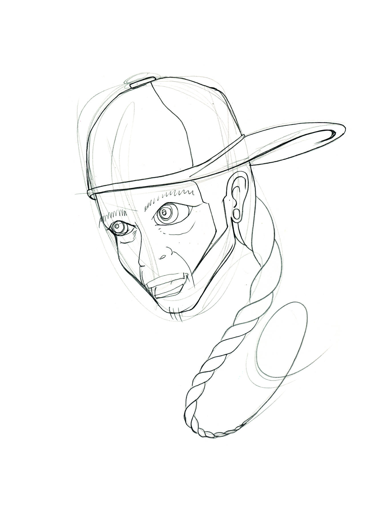 1307x1800 Free Demo Draw A Graffiti Character With Scape Martinez - Drawings Of Graffiti Characters