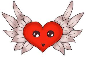 300x200 How To Draw A Heart Rose - Drawings Of Hearts And Roses