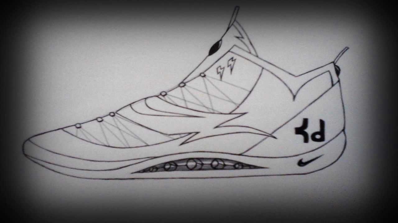 1280x720 kevin durant signature shoe how i would create it - Drawings Of Kd Shoes
