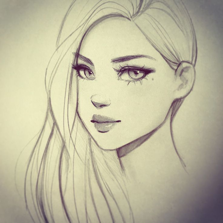 736x736 huge collection of 'girl faces drawing' download more than - Drawings Of Peoples Faces