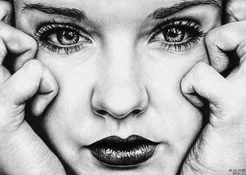 500x355 realistic drawings of people's faces - Drawings Of Peoples Faces