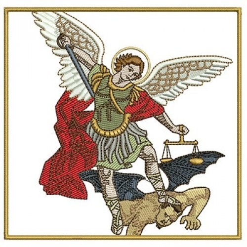 500x500 embroidered altar cloths st michael archangel - Drawings Of St Michael The Archangel