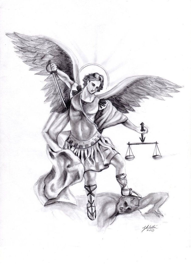 762x1049 tatoo archangel tattoo, tattoos, archangel - Drawings Of St Michae...