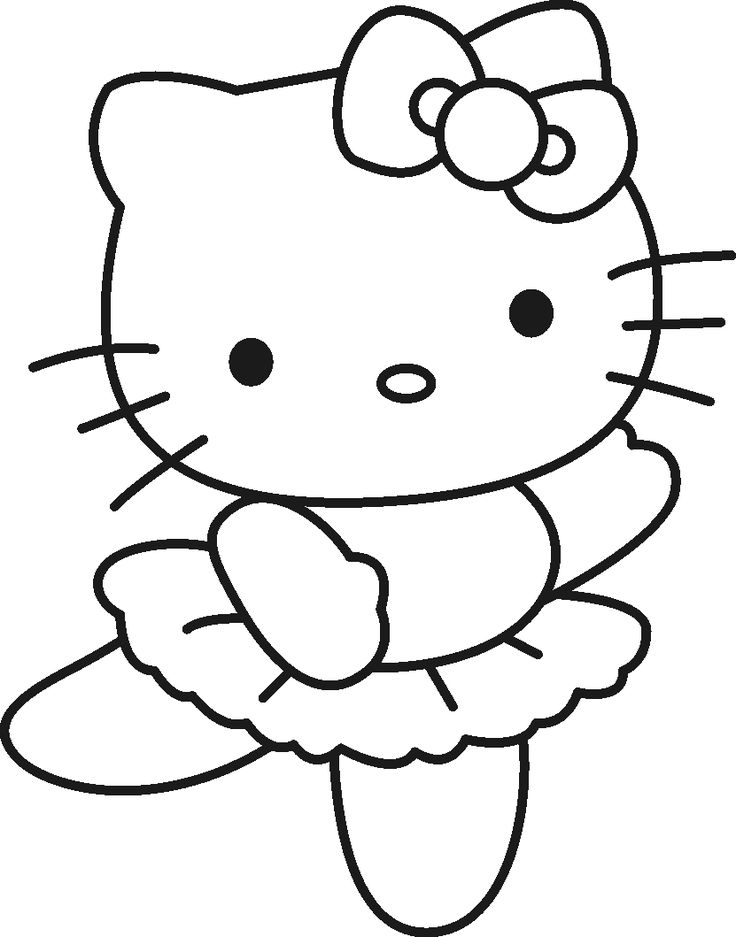 736x937 Free Printable Hello Kitty Coloring Pages For Kids Cleaning - Drawings To Color