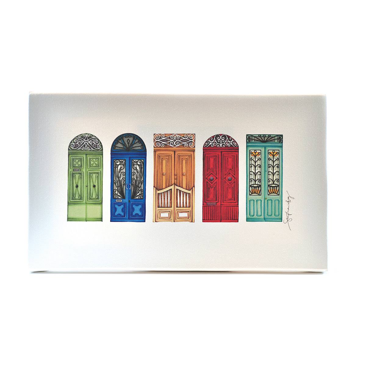 1200x1200 Canvas Print With Drawings Of Maltese Doors - Drawings To Print