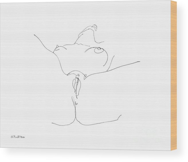 656x565 Erotic Drawings Wood Print - Drawings To Print