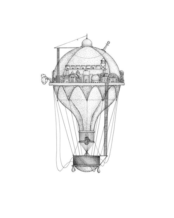 570x713 Bloonington Mn Ink Drawing Print Etsy - Drawings To Print