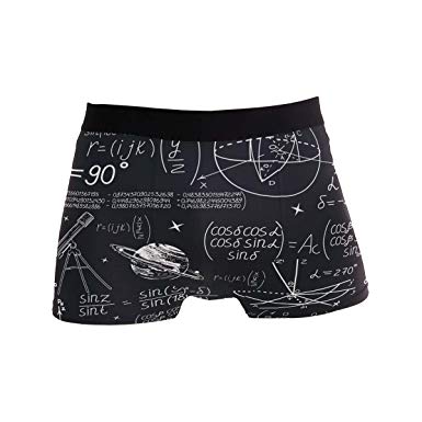 385x385 Lefei Drawings And Formulas For Astronomy Men's Underwear Boxer - Drawings Underwear