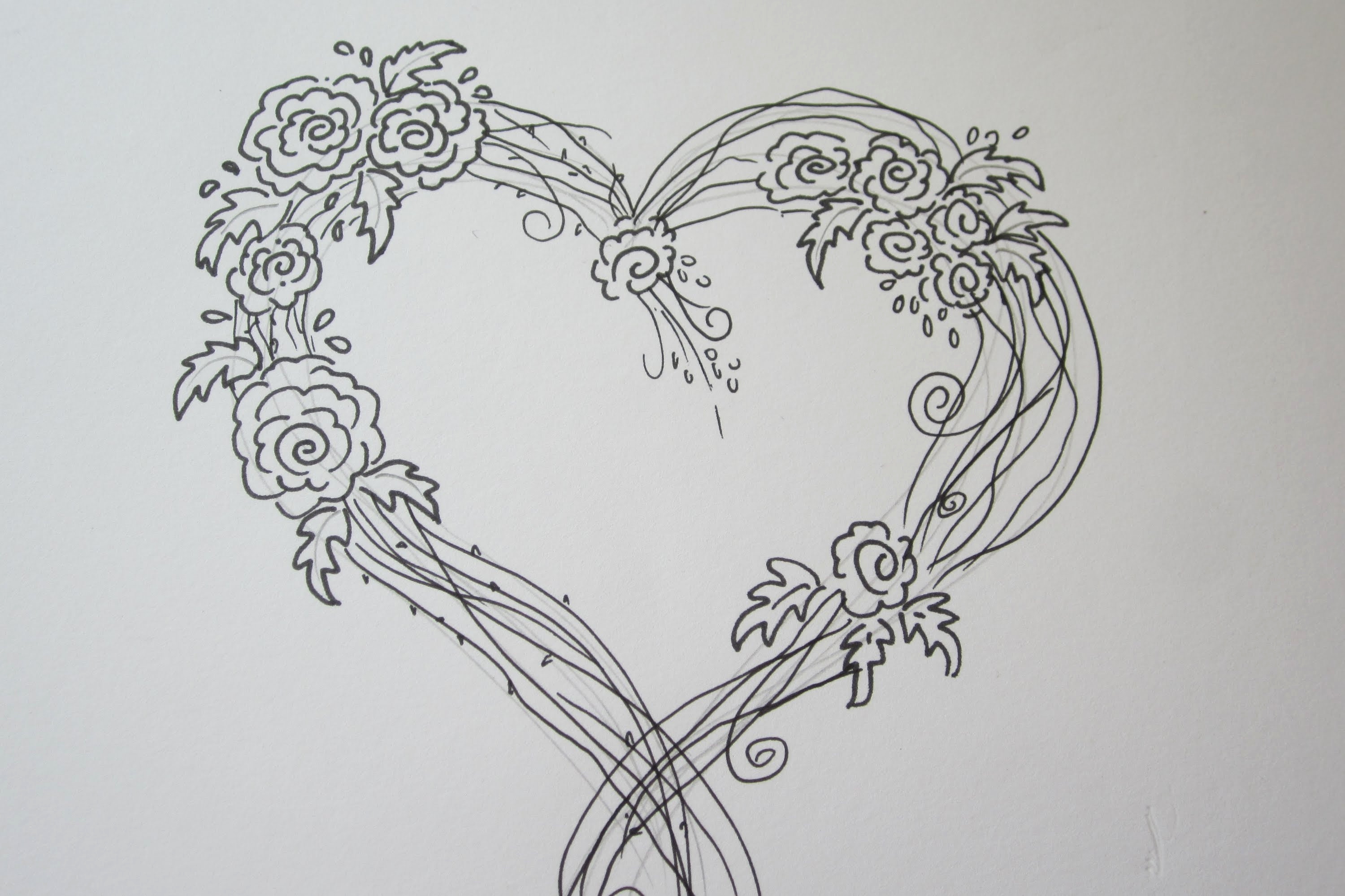3000x1998 Images Of Drawn Hearts Awesome Doodle Oc Doodles And Pictures - Drawings With Hearts