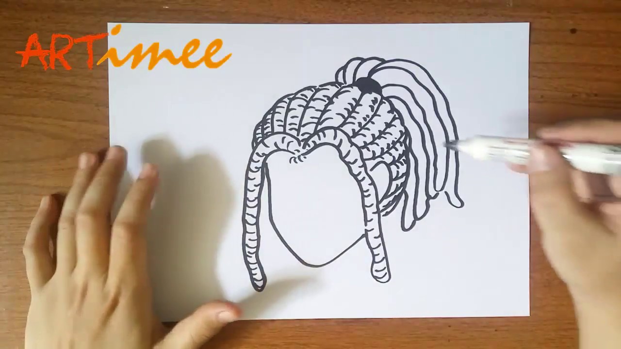 1280x720 how to draw dreadlocks - Dreadlocks Drawing
