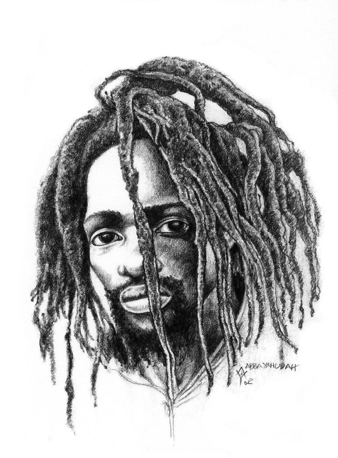 Dreads Drawing At Paintingvalley Com Explore Collection Of