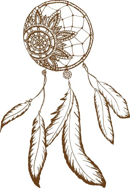 Dream Catcher Drawing at PaintingValley.com | Explore collection of ...