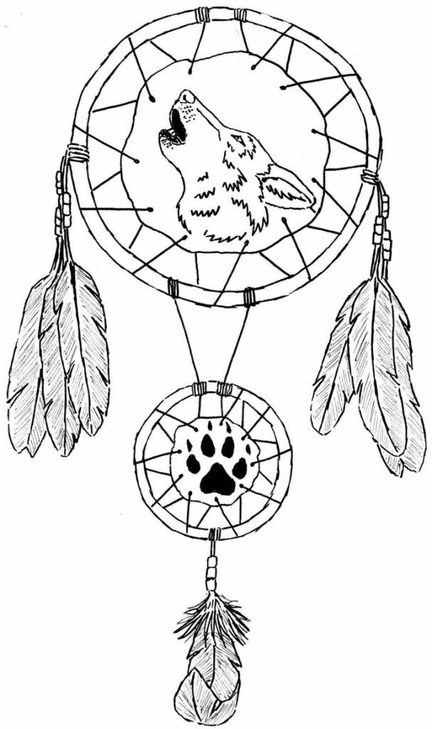 607x1024 dream catcher coloring pages luxury moon dreamcatcher drawing - Dream Catcher Drawing