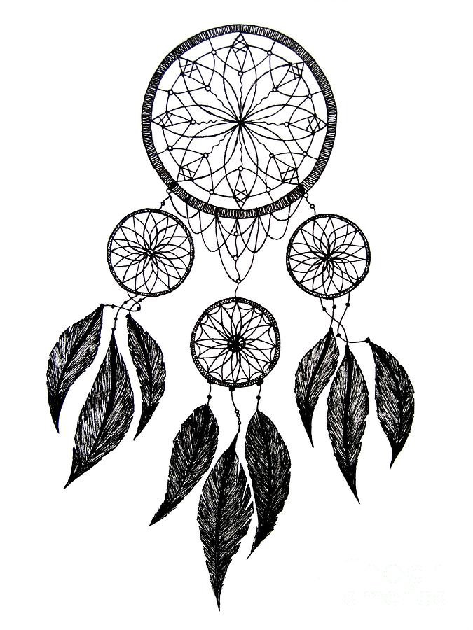 675x900 dream catcher drawing - Dream Catcher Drawing