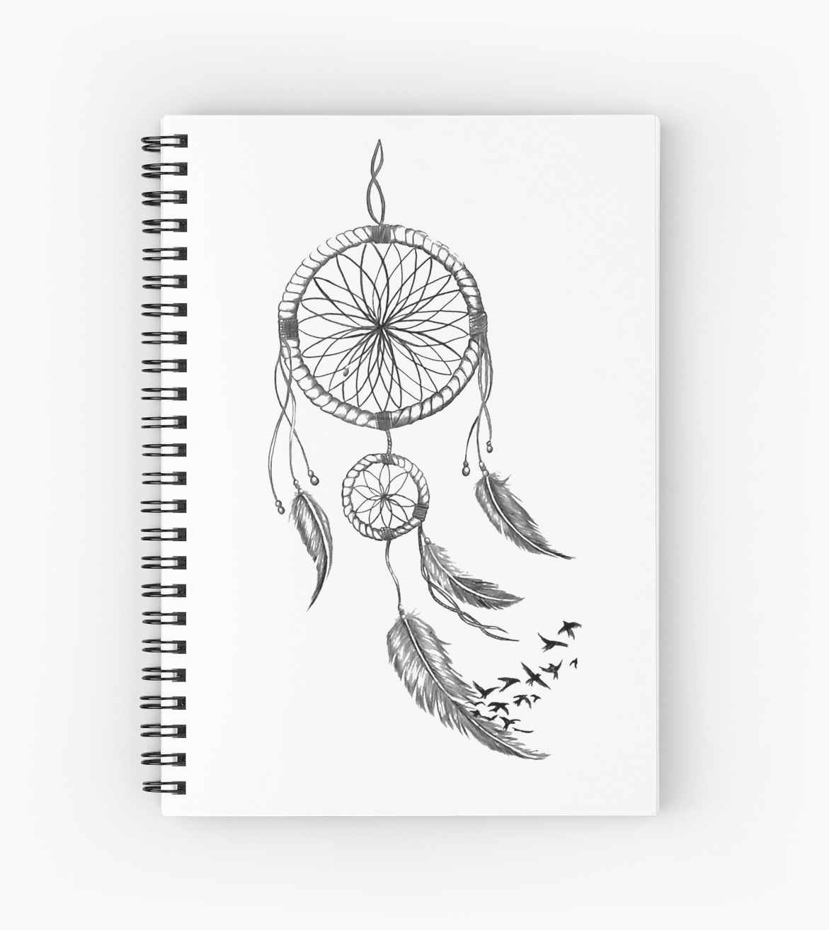 1171x1313 dreamcatcher drawing dream catcher spiral notebooks - Dream Catcher Drawing