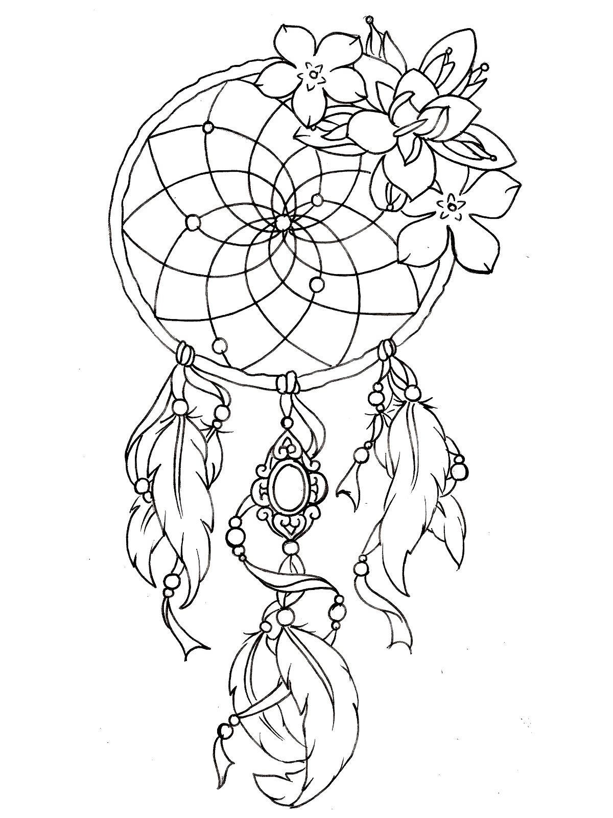 1200x1600 Dreamcatcher Tattoo Designs - Dream Catcher Tattoo Drawing