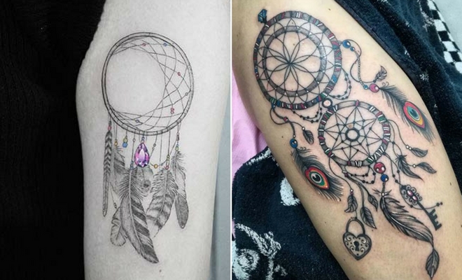 660x400 Amazing Dream Catcher Tattoo Ideas Stayglam - Dream Catcher Tattoo Drawing