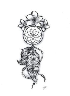 Dream Catcher Tattoo Drawing at PaintingValley.com | Explore collection ...