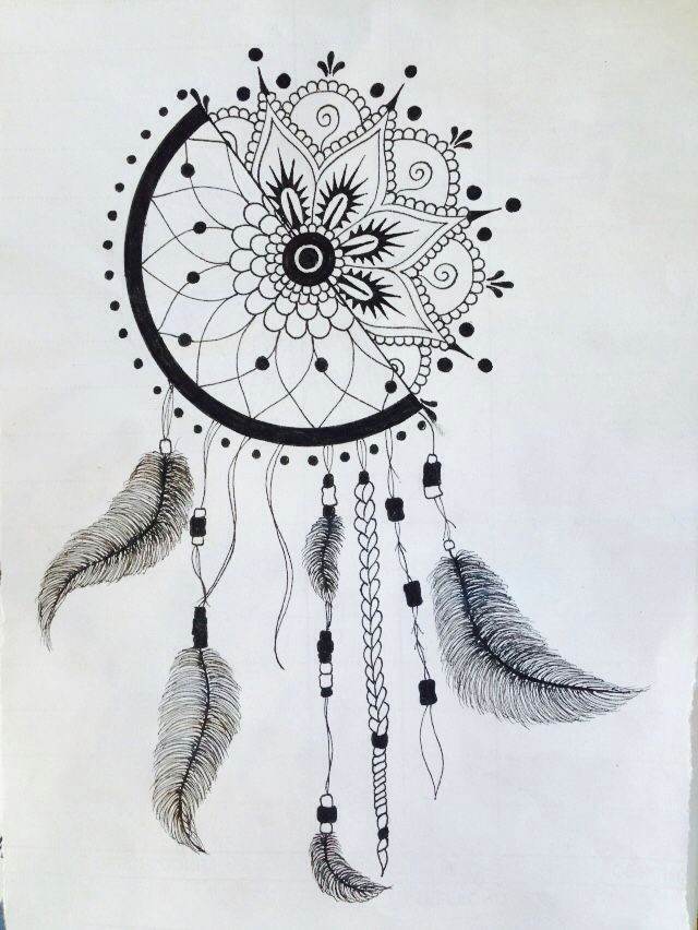 640x852 Tumblr Drawing Dreamcatcher Troller Us - Dream Catcher Tumblr Drawing