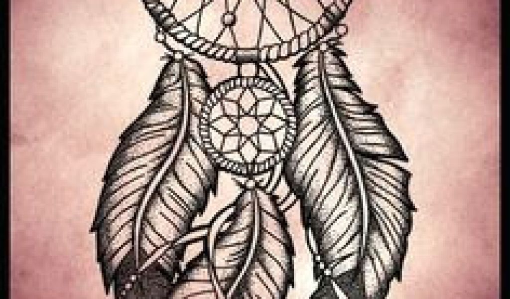 1024x600 Dream Catcher Drawing Easy - Dream Catcher Tumblr Drawing