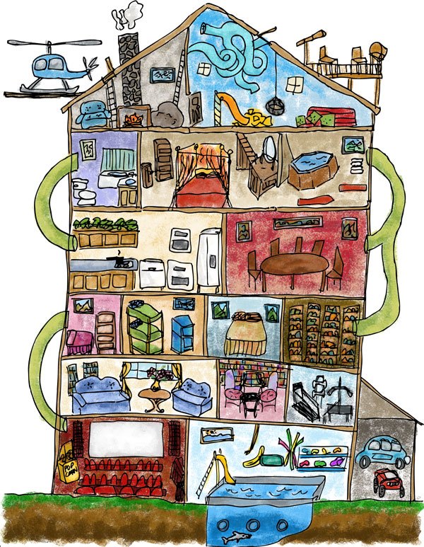 600x773 Draw Your Dream House - Dream Home Drawing