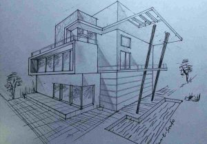 300x210 Simple Modern Dream House Drawing Easy - Dream Home Drawing