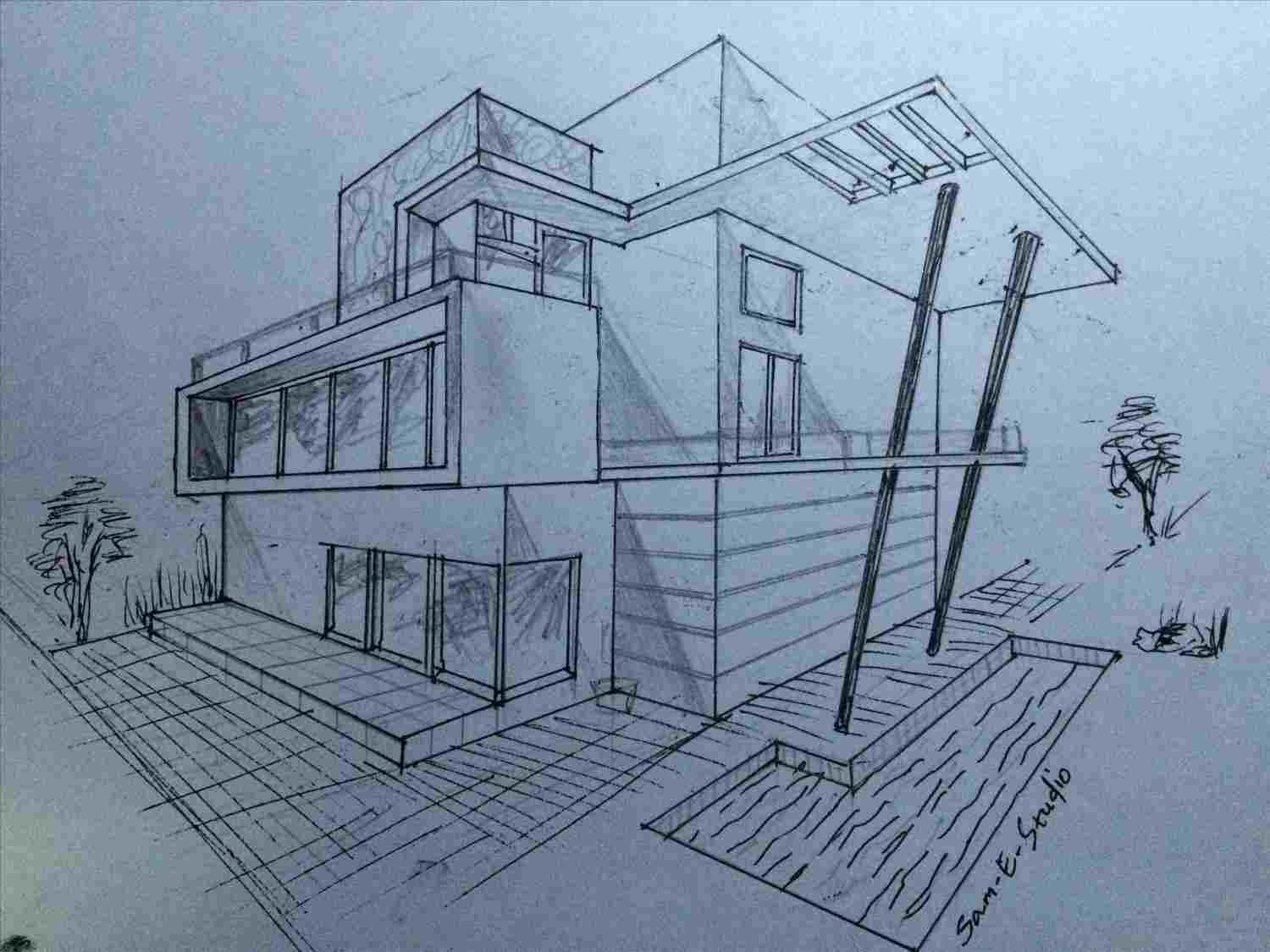 1500x1125 Dream House Drawing Picture - Dream House Drawing