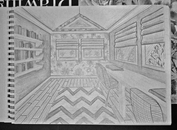 600x442 Beautiful Dream Room Drawing - Dream Room Drawing